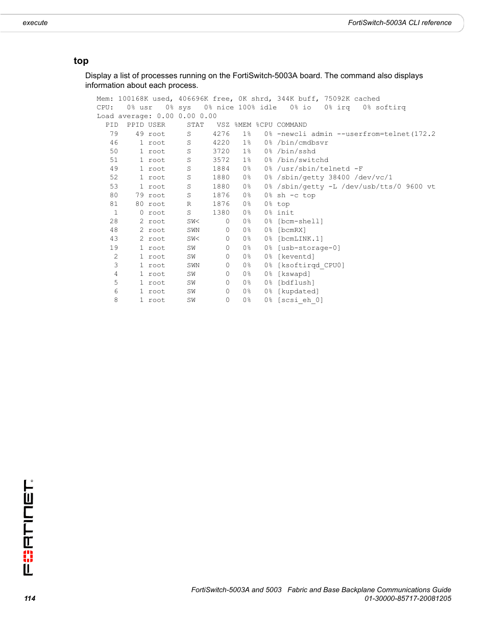 Fortinet 5003 User Manual | Page 114 / 128