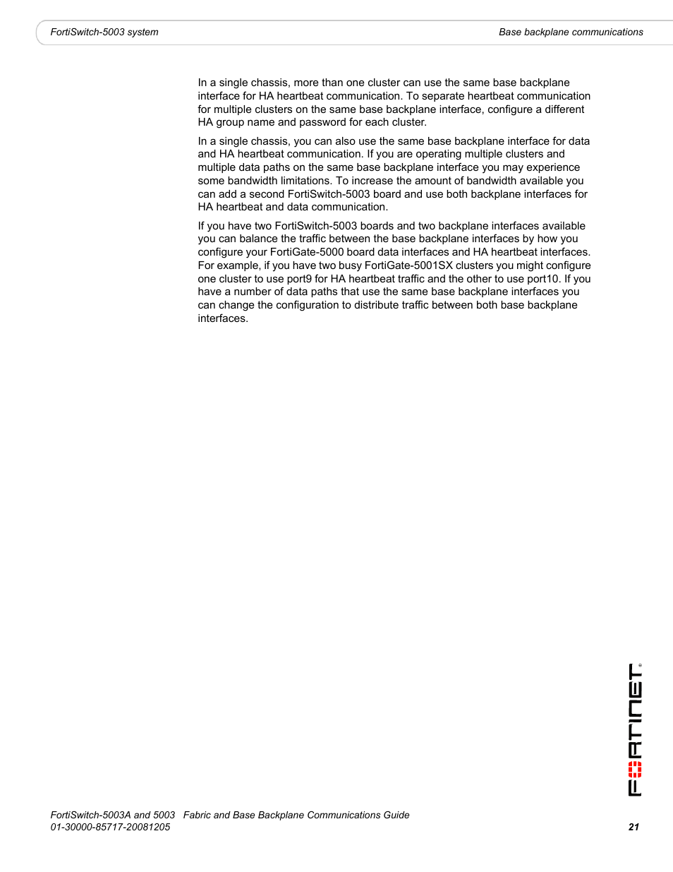 Fortinet 5003 User Manual | Page 21 / 128