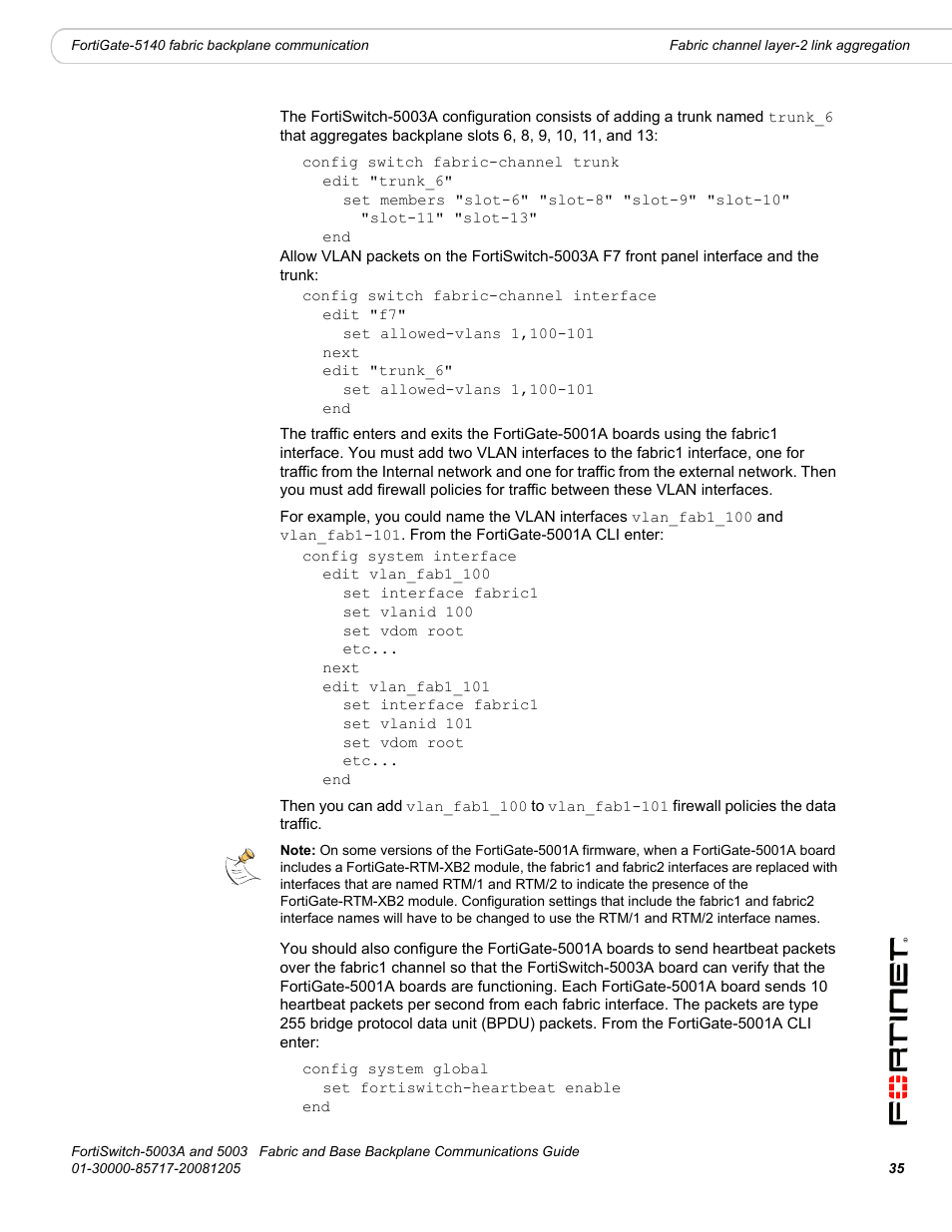 Fortinet 5003 User Manual | Page 35 / 128