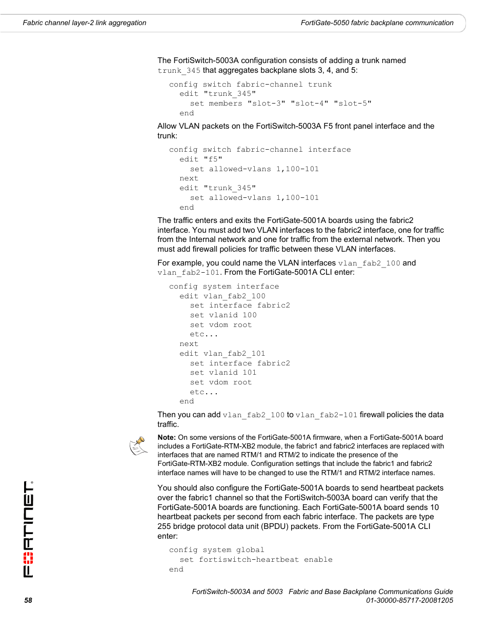 Fortinet 5003 User Manual | Page 58 / 128