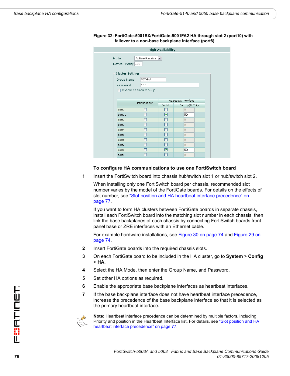 Fortinet 5003 User Manual | Page 76 / 128