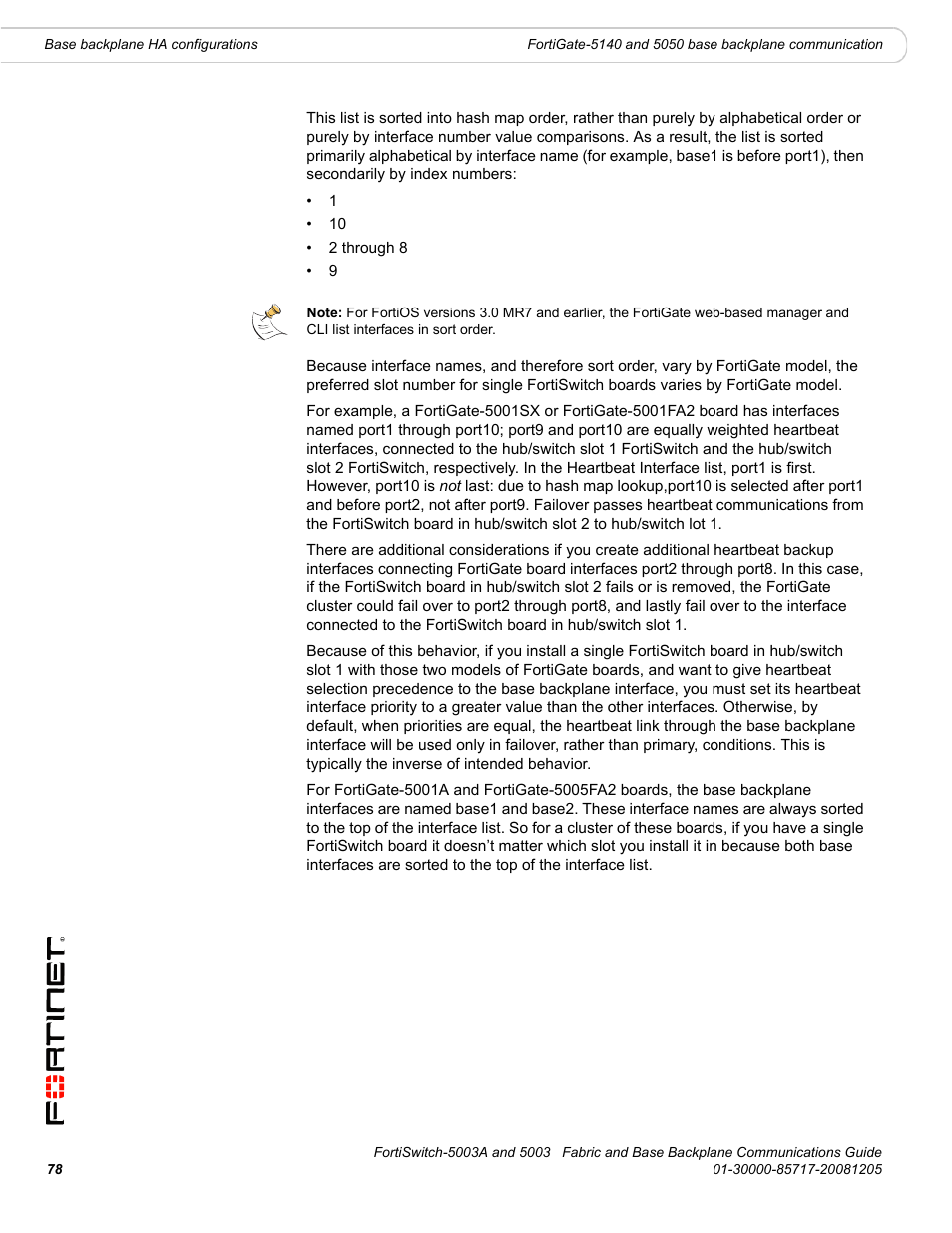 Fortinet 5003 User Manual | Page 78 / 128