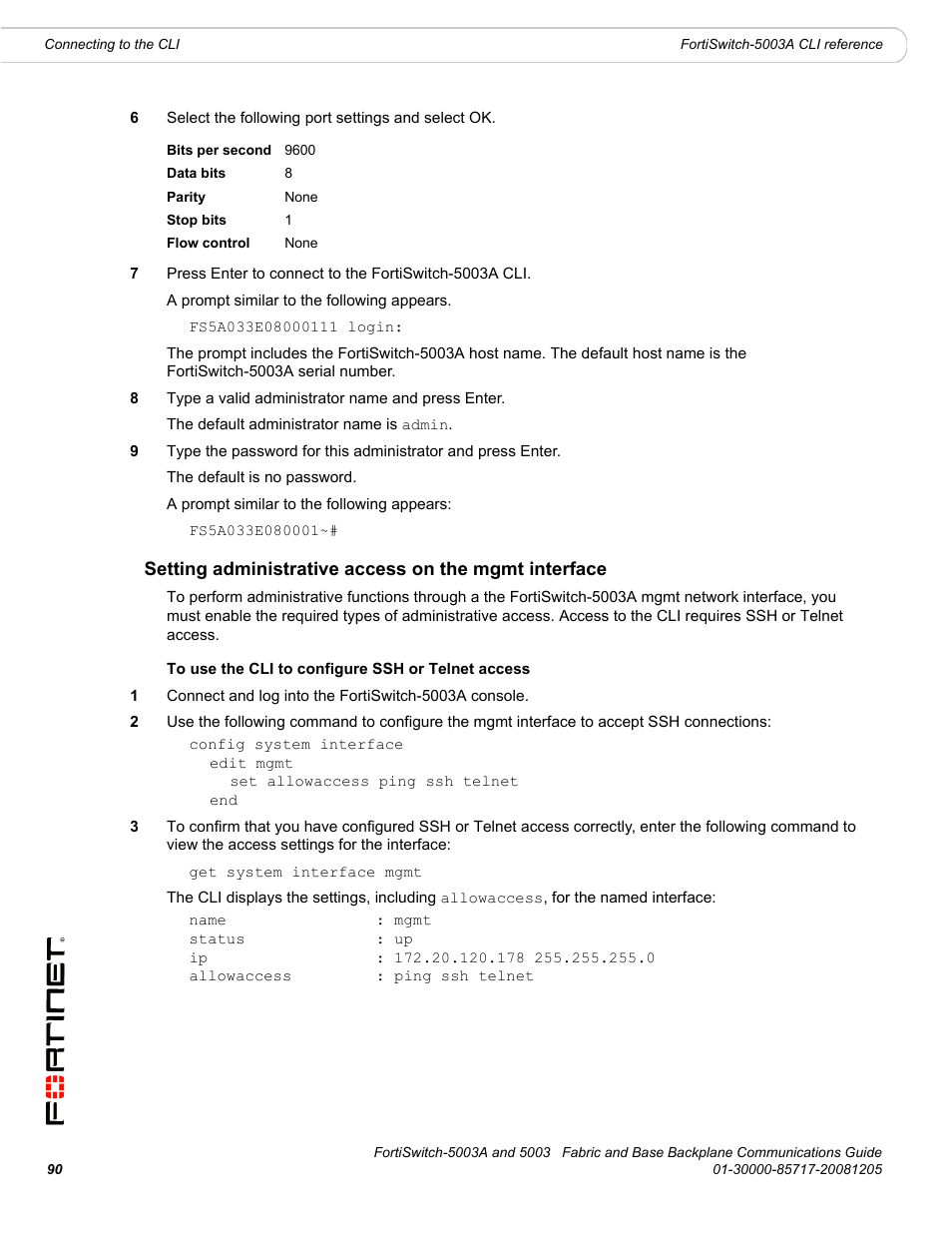 Fortinet 5003 User Manual | Page 90 / 128