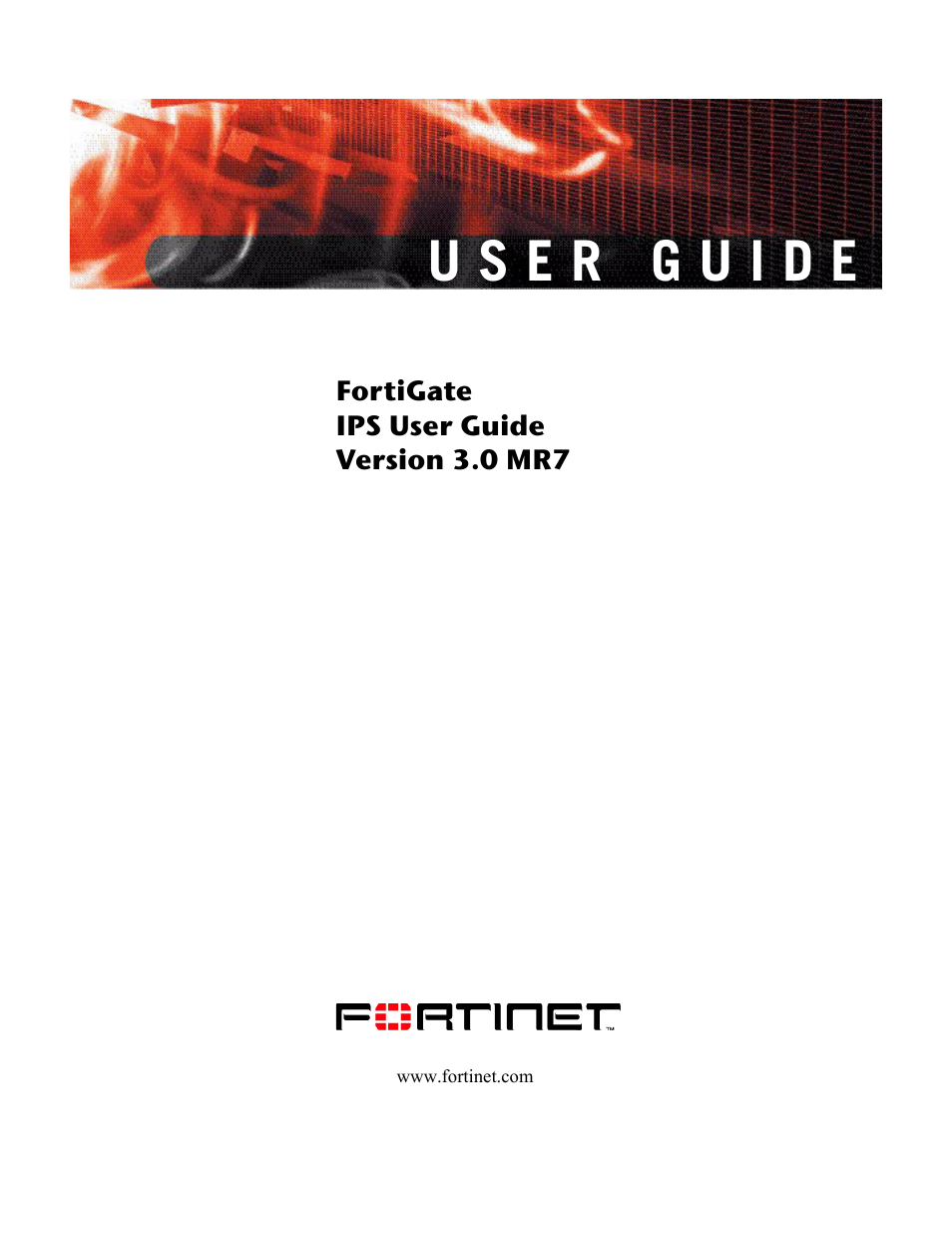 Fortinet Network Device IPS User Manual | 62 pages