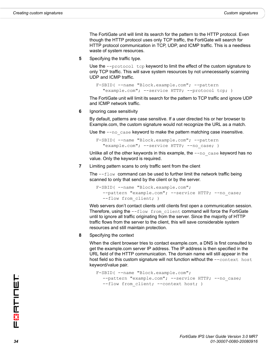 Fortinet Network Device IPS User Manual | Page 34 / 62