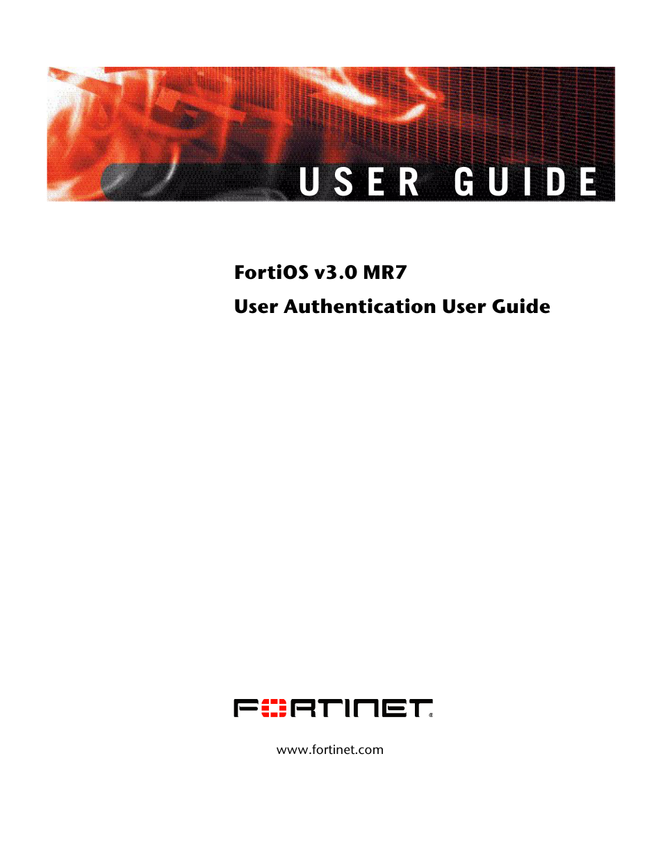 Fortinet FortiGate v3.0 MR7 User Manual | 66 pages