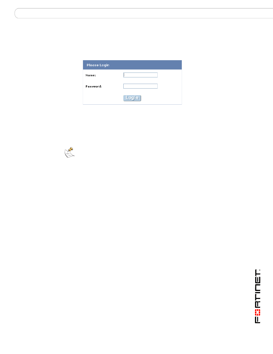 Fortigate administrator’s view of authentication | Fortinet FortiGate v3.0 MR7 User Manual | Page 7 / 66