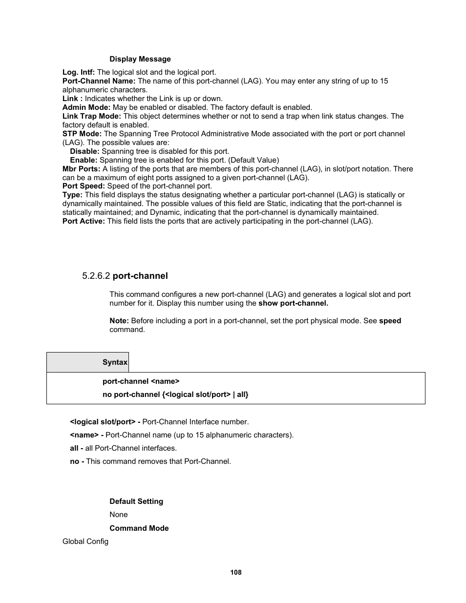 2 port-channel | Fortinet MR1 User Manual | Page 108 / 640