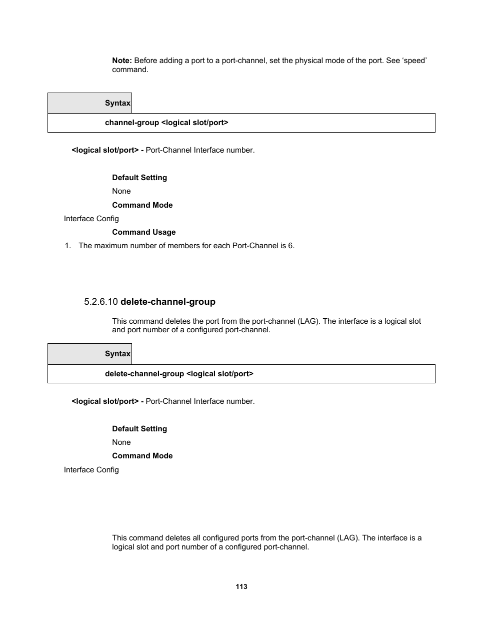 10 delete-channel-group | Fortinet MR1 User Manual | Page 113 / 640