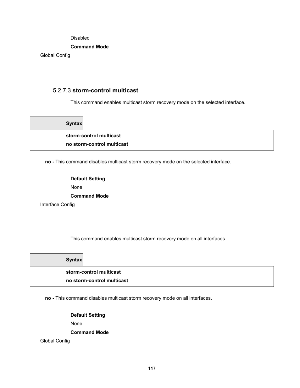 3 storm-control multicast | Fortinet MR1 User Manual | Page 117 / 640