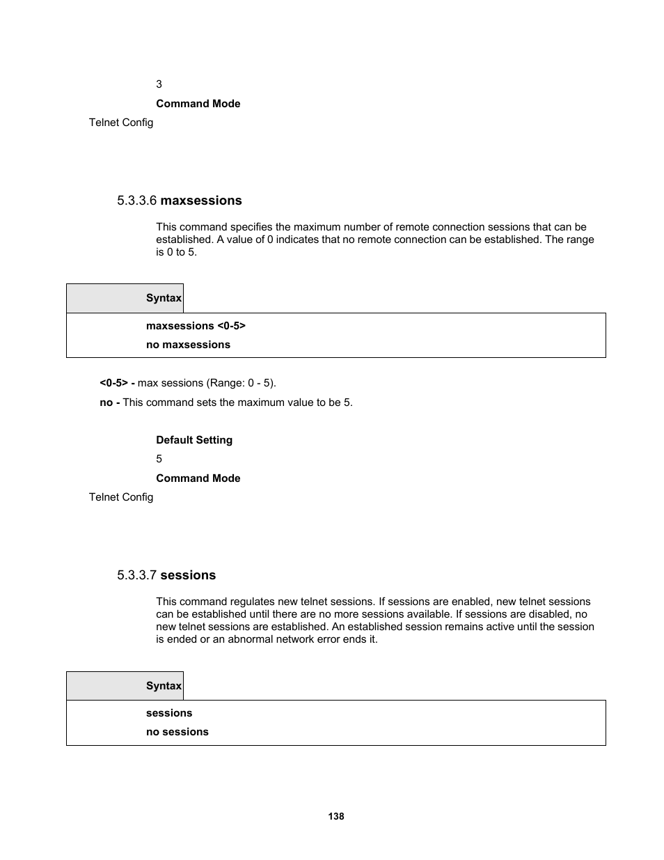 6 maxsessions, 7 sessions | Fortinet MR1 User Manual | Page 138 / 640