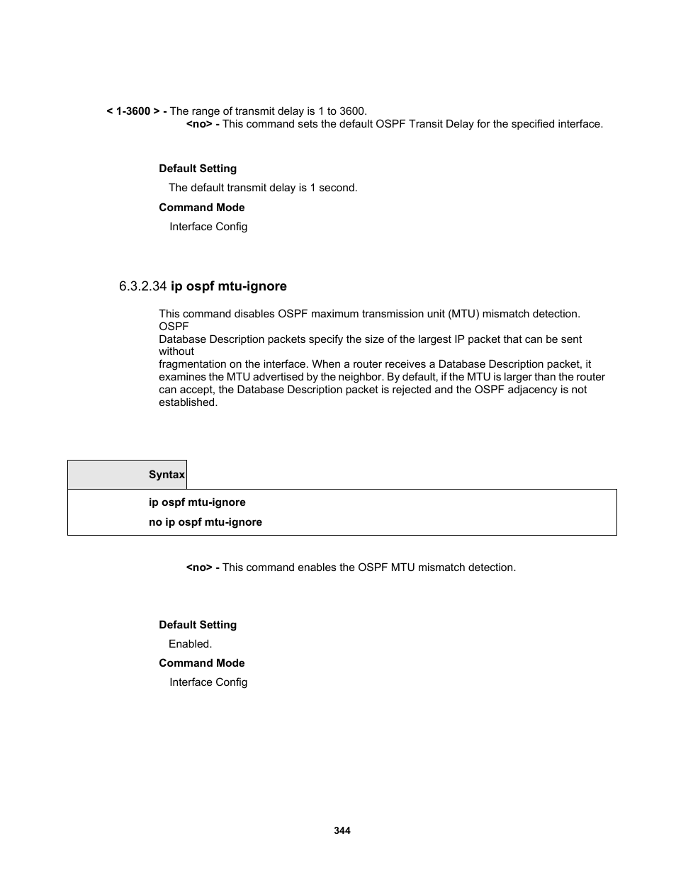 34 ip ospf mtu-ignore | Fortinet MR1 User Manual | Page 344 / 640