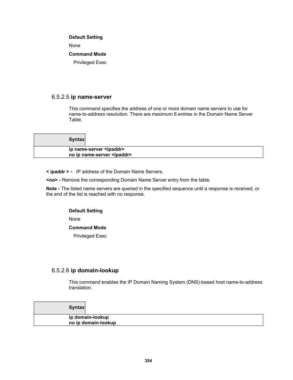 5 ip name-server, 6 ip domain-lookup | Fortinet MR1 User Manual | Page 354 / 640