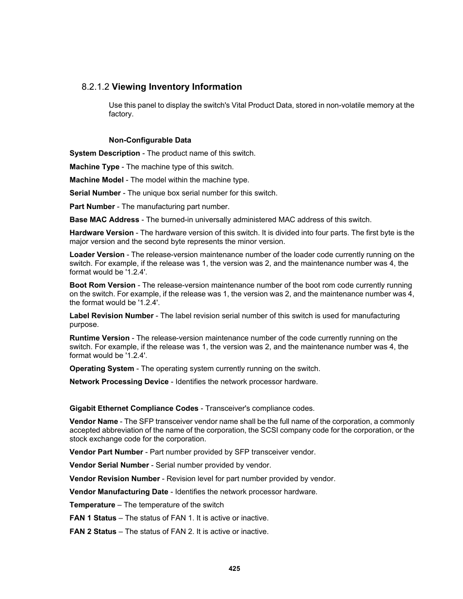 2 viewing inventory information | Fortinet MR1 User Manual | Page 425 / 640