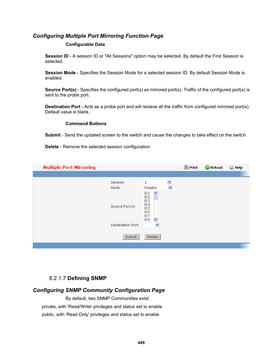 7 defining snmp | Fortinet MR1 User Manual | Page 449 / 640