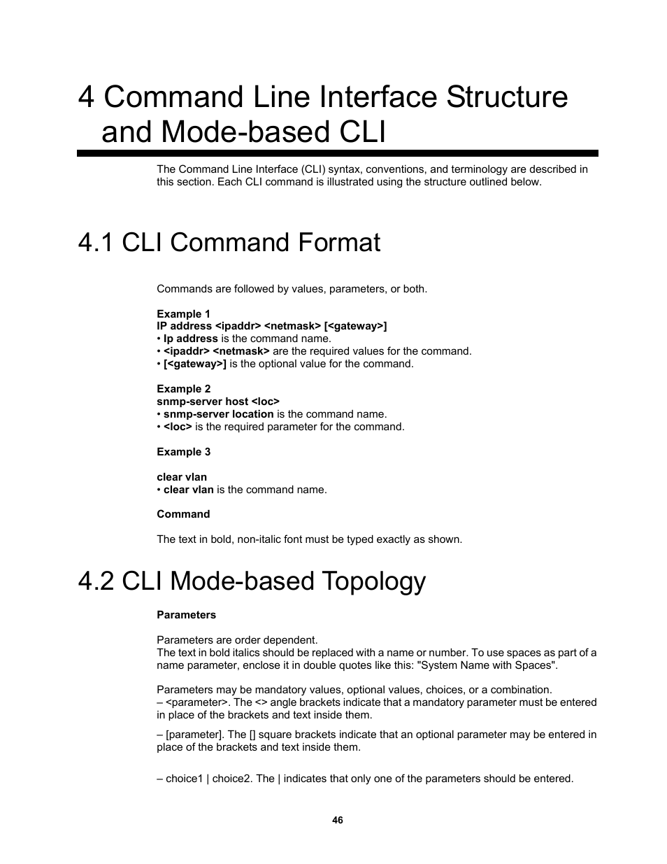 1 cli command format, 2 cli mode-based topology | Fortinet MR1 User Manual | Page 46 / 640