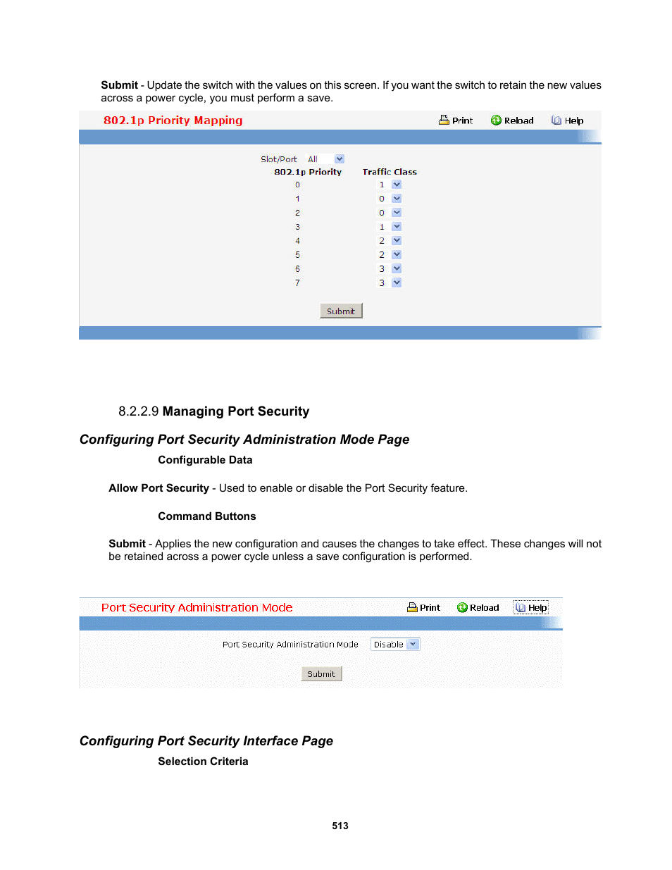 9 managing port security | Fortinet MR1 User Manual | Page 513 / 640