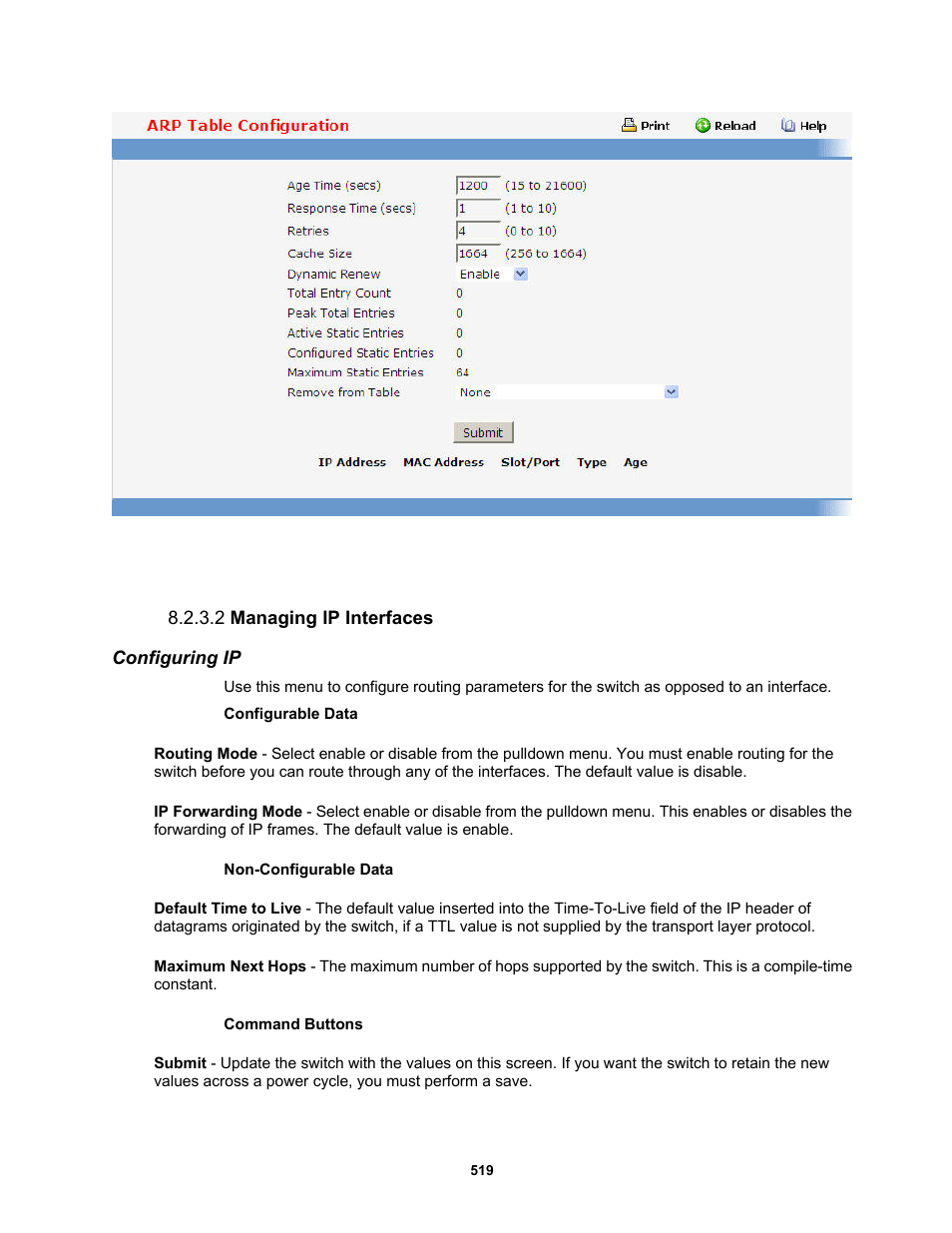 2 managing ip interfaces | Fortinet MR1 User Manual | Page 519 / 640