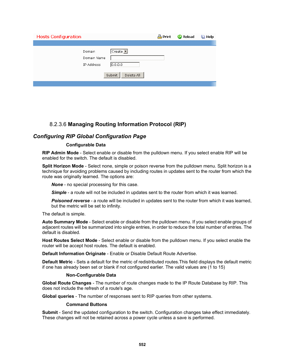 6 managing routing information protocol (rip) | Fortinet MR1 User Manual | Page 552 / 640