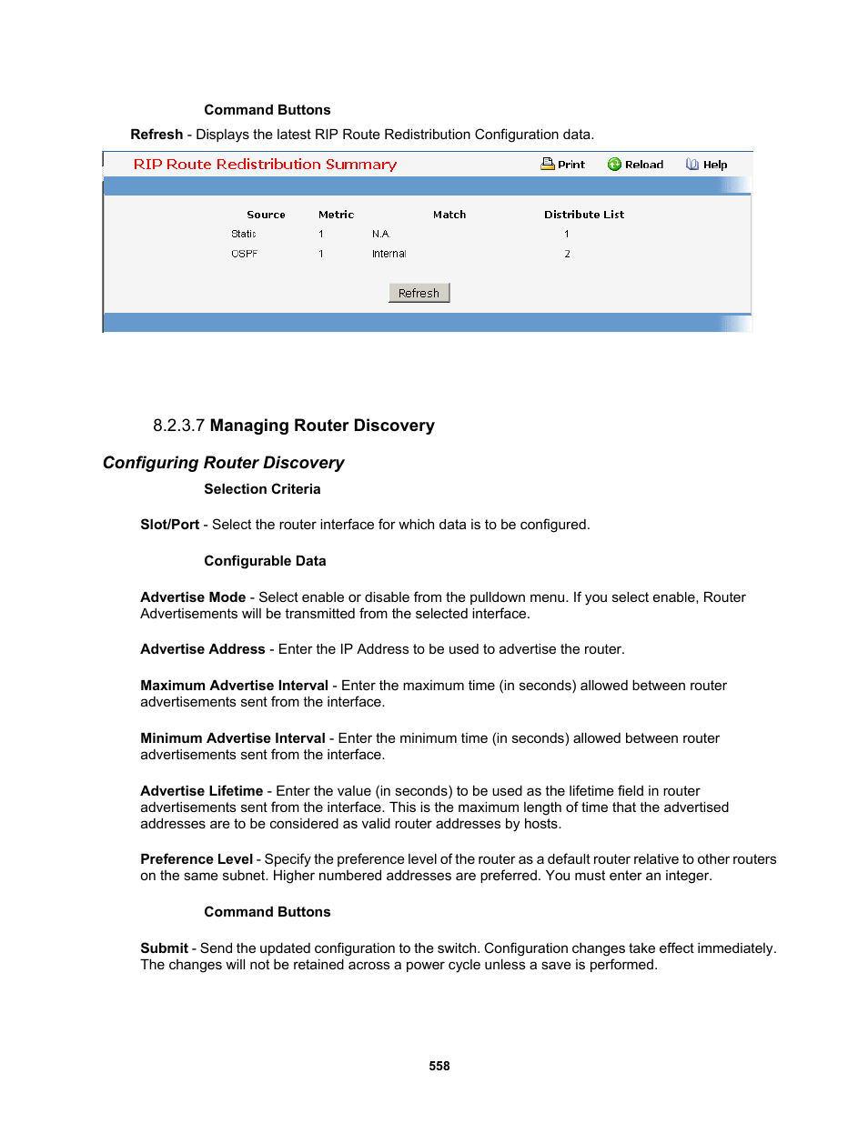 7 managing router discovery | Fortinet MR1 User Manual | Page 558 / 640