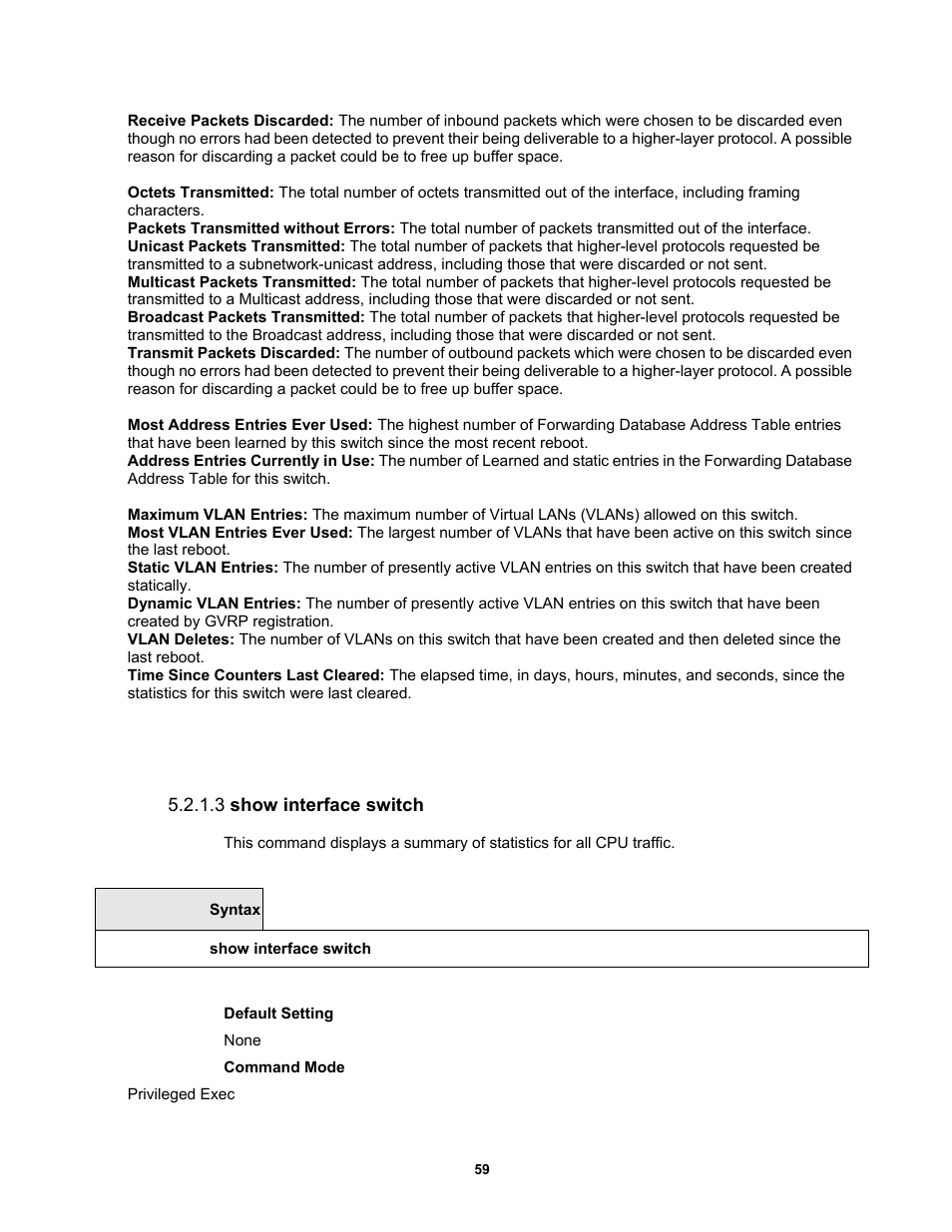 3 show interface switch | Fortinet MR1 User Manual | Page 59 / 640