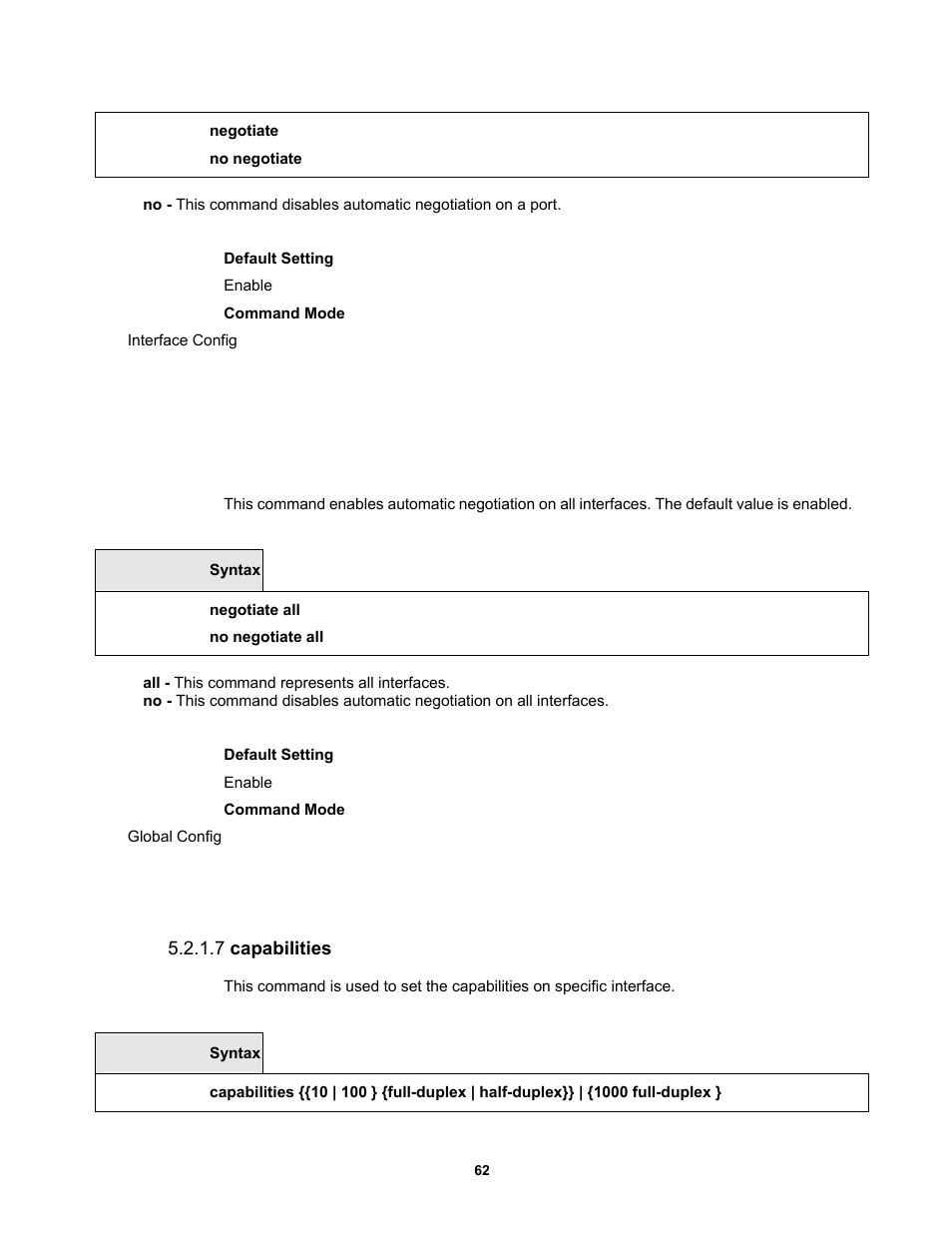 7 capabilities | Fortinet MR1 User Manual | Page 62 / 640