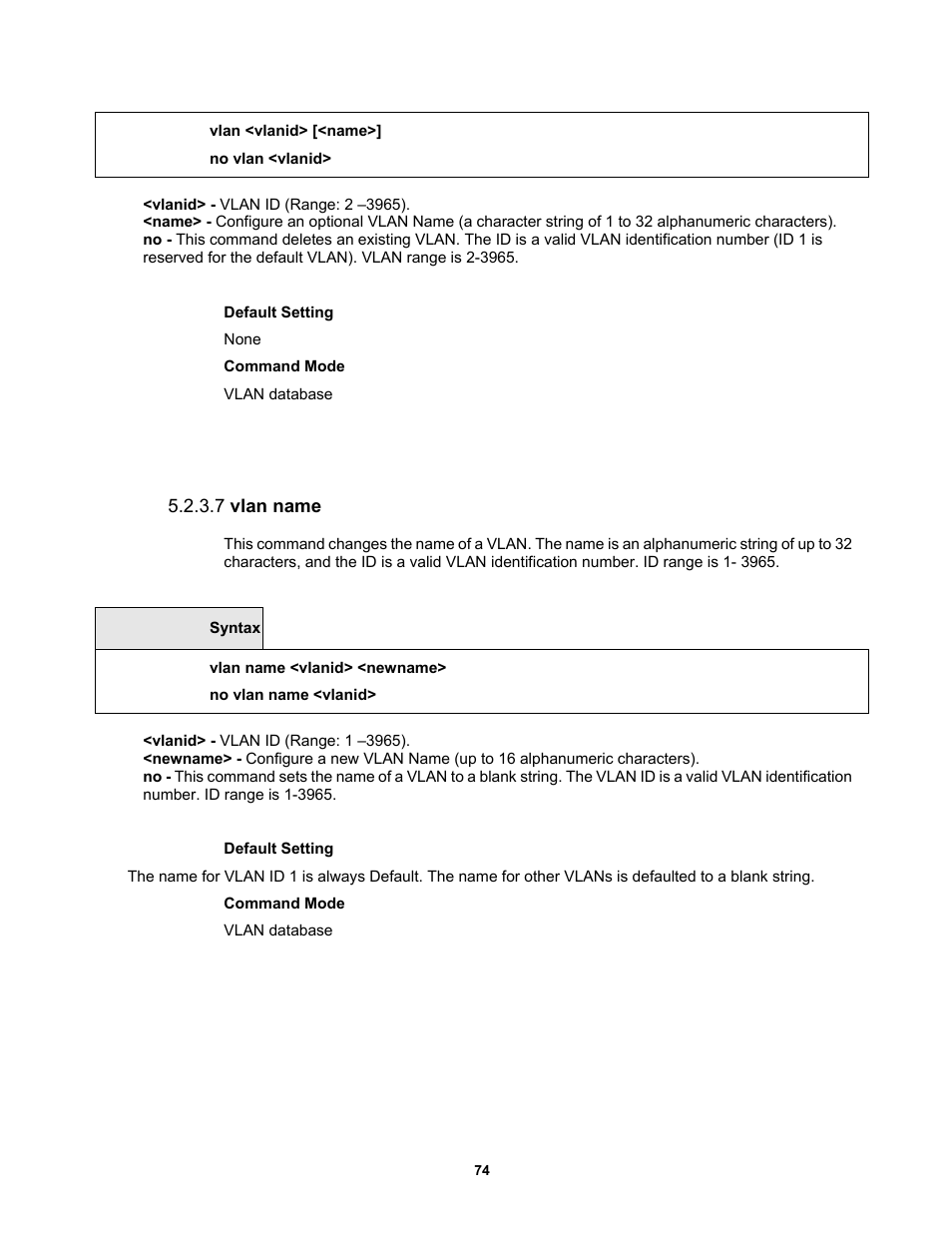 7 vlan name | Fortinet MR1 User Manual | Page 74 / 640