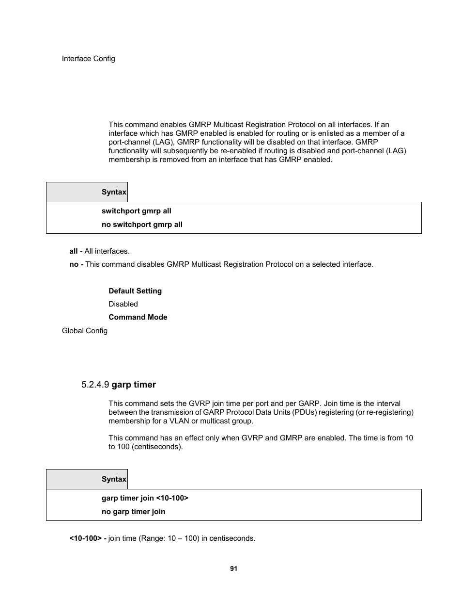 9 garp timer | Fortinet MR1 User Manual | Page 91 / 640