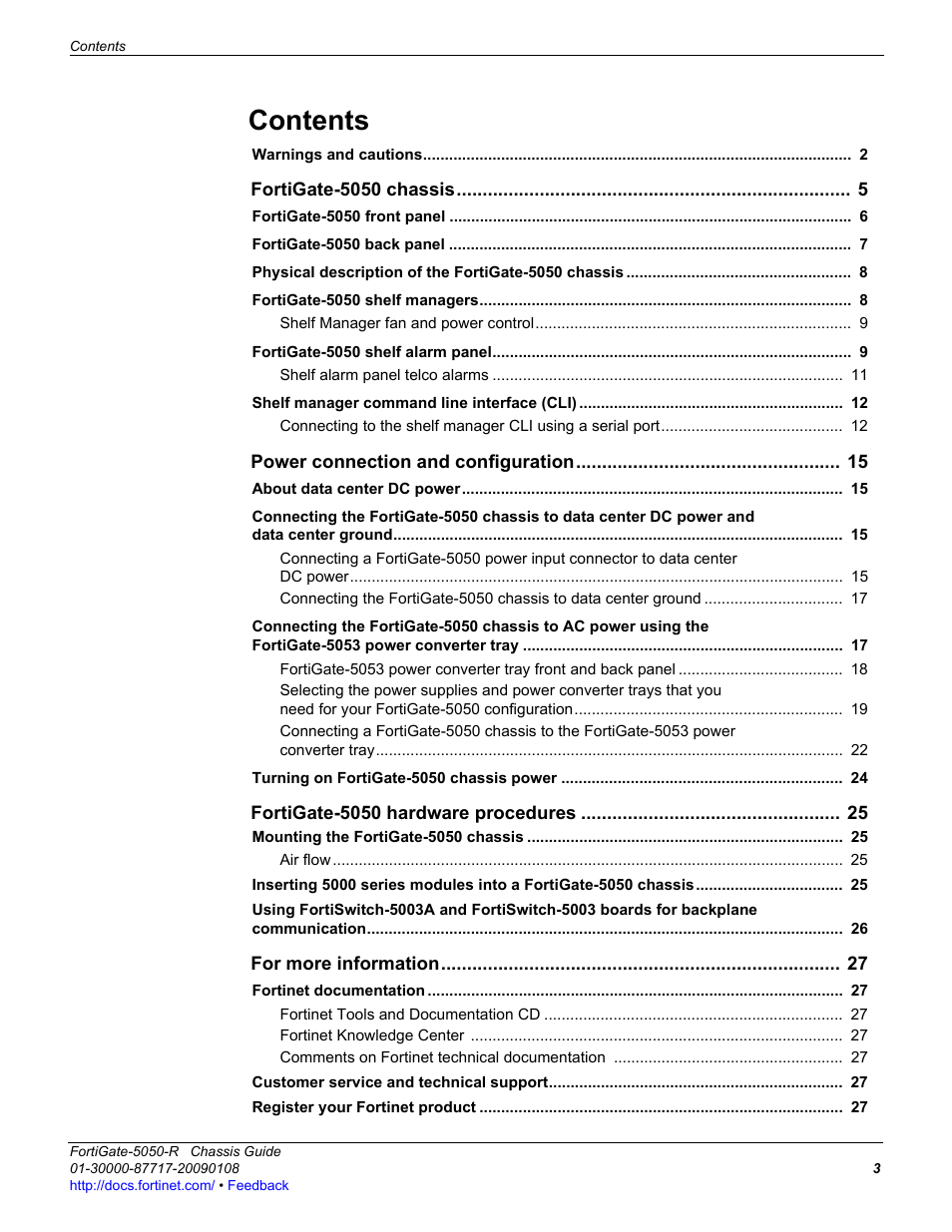 Fortinet FortiGate 5050-R User Manual | Page 3 / 28