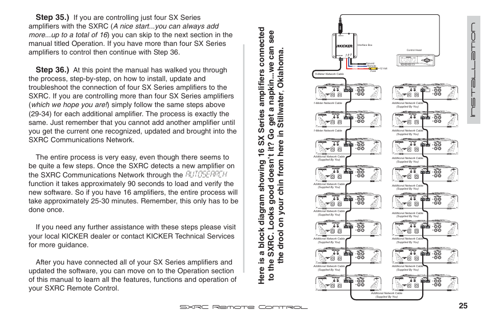 Autosearch, Step 35.), Step 36.) | Oklahoma | Fortinet 2 SXRC User Manual | Page 25 / 88