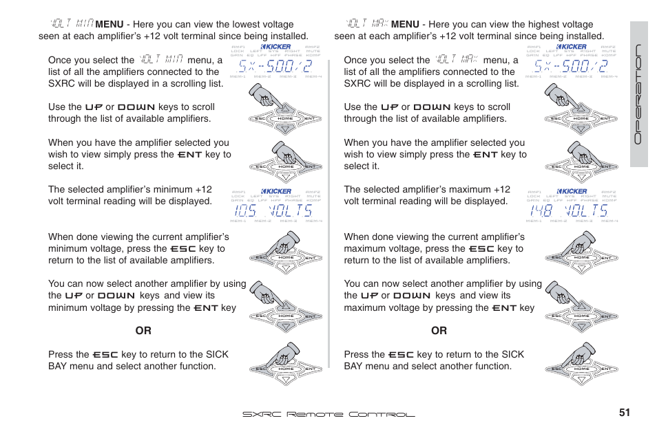 Volt min, Volt max | Fortinet 2 SXRC User Manual | Page 51 / 88