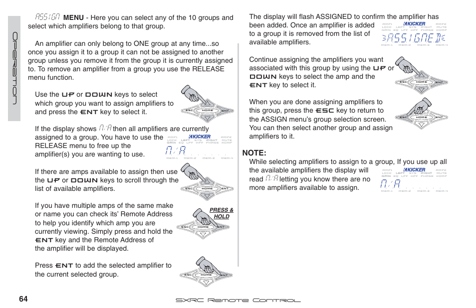 Nn / a a, Assign | Fortinet 2 SXRC User Manual | Page 64 / 88