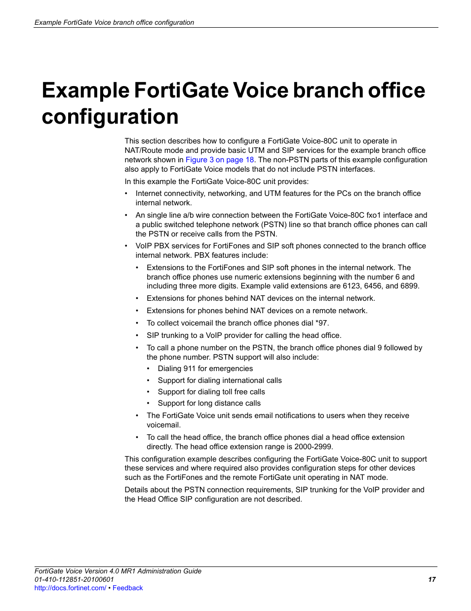 Fortinet FortiGate Voice 4.0 MR1 User Manual | Page 17 / 60