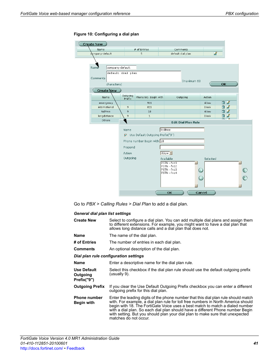 Fortinet FortiGate Voice 4.0 MR1 User Manual | Page 41 / 60