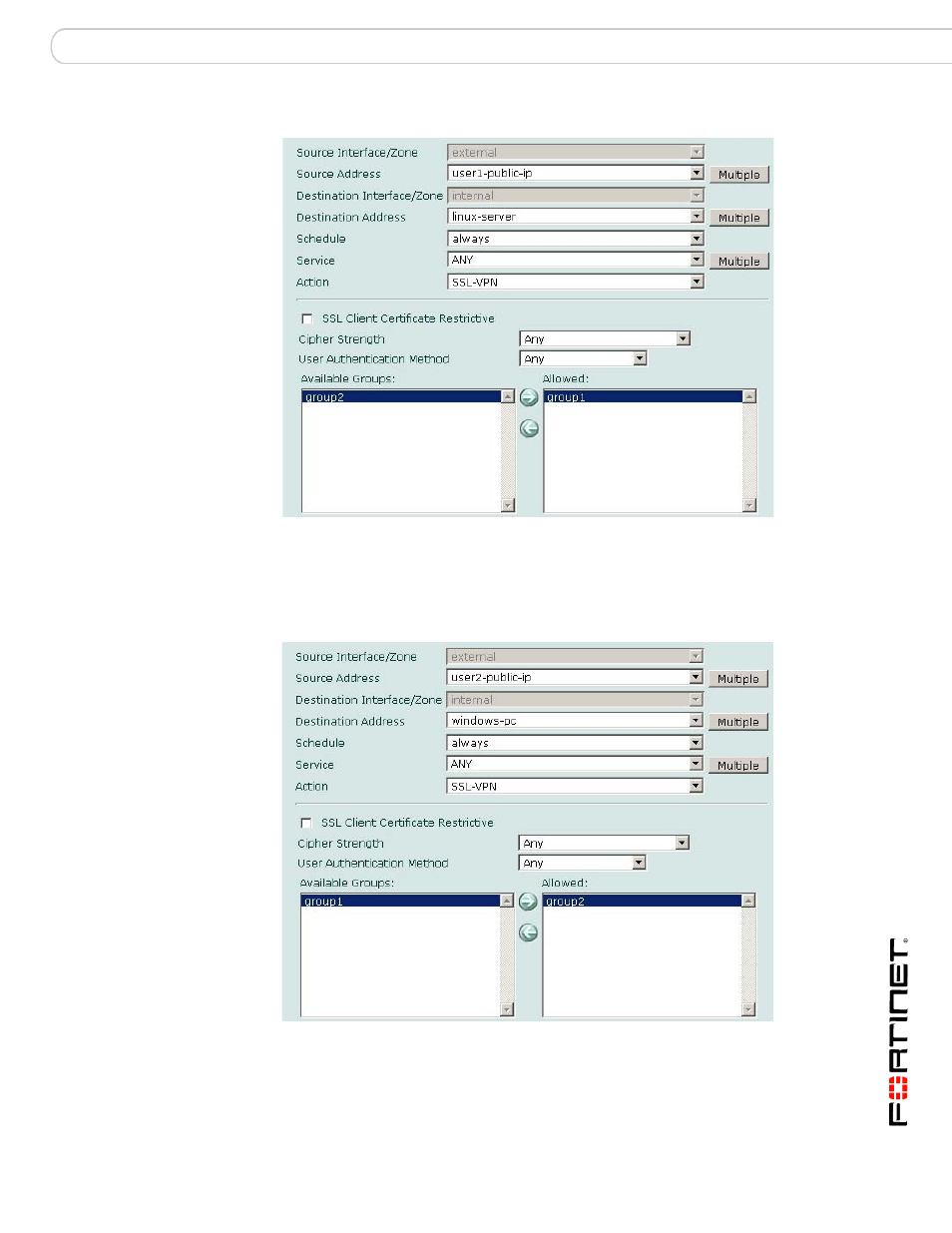 Fortinet FORTIOS V3.0 MR7 User Manual | Page 59 / 90