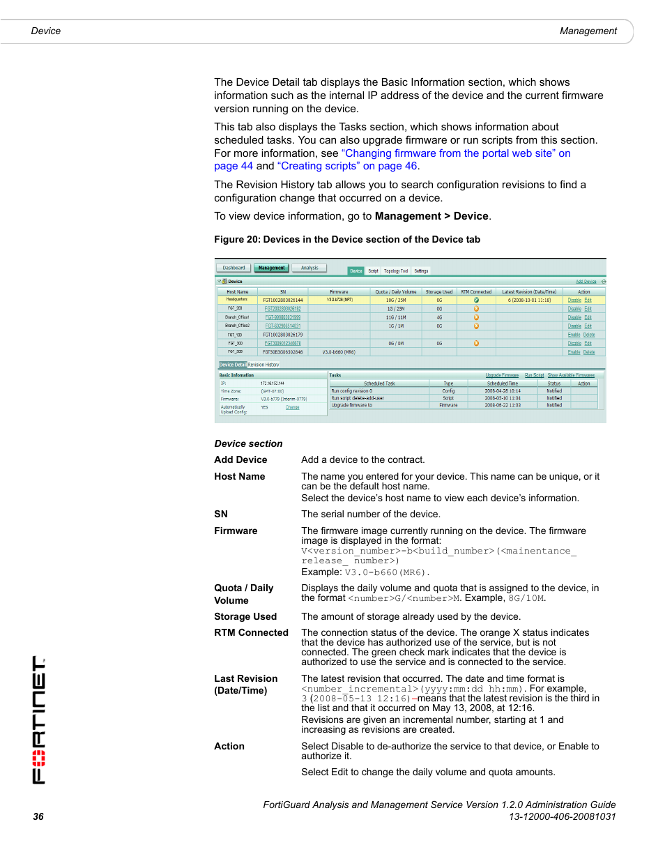 Fortinet FortiGuard Analysis 1.2.0 User Manual | Page 36 / 76