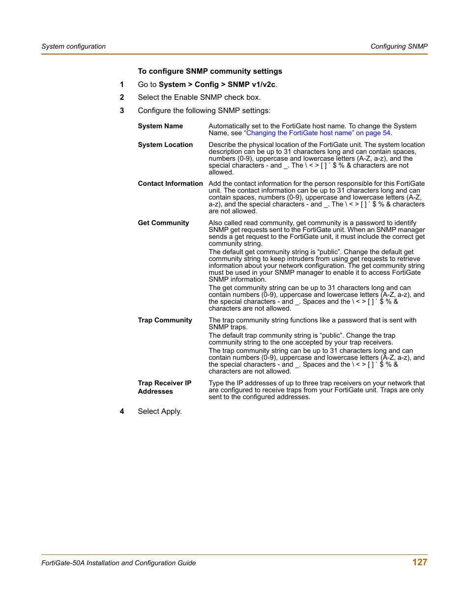 Fortinet FortiGate 50A User Manual | Page 127 / 272