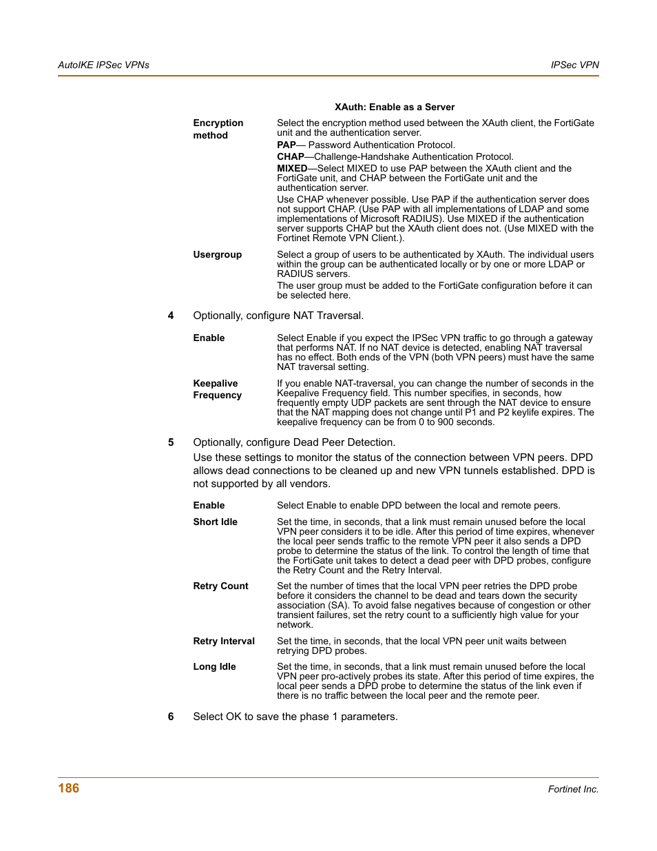 Fortinet FortiGate 50A User Manual | Page 186 / 272