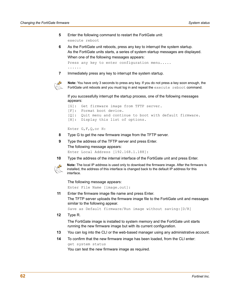 Fortinet FortiGate 50A User Manual | Page 62 / 272