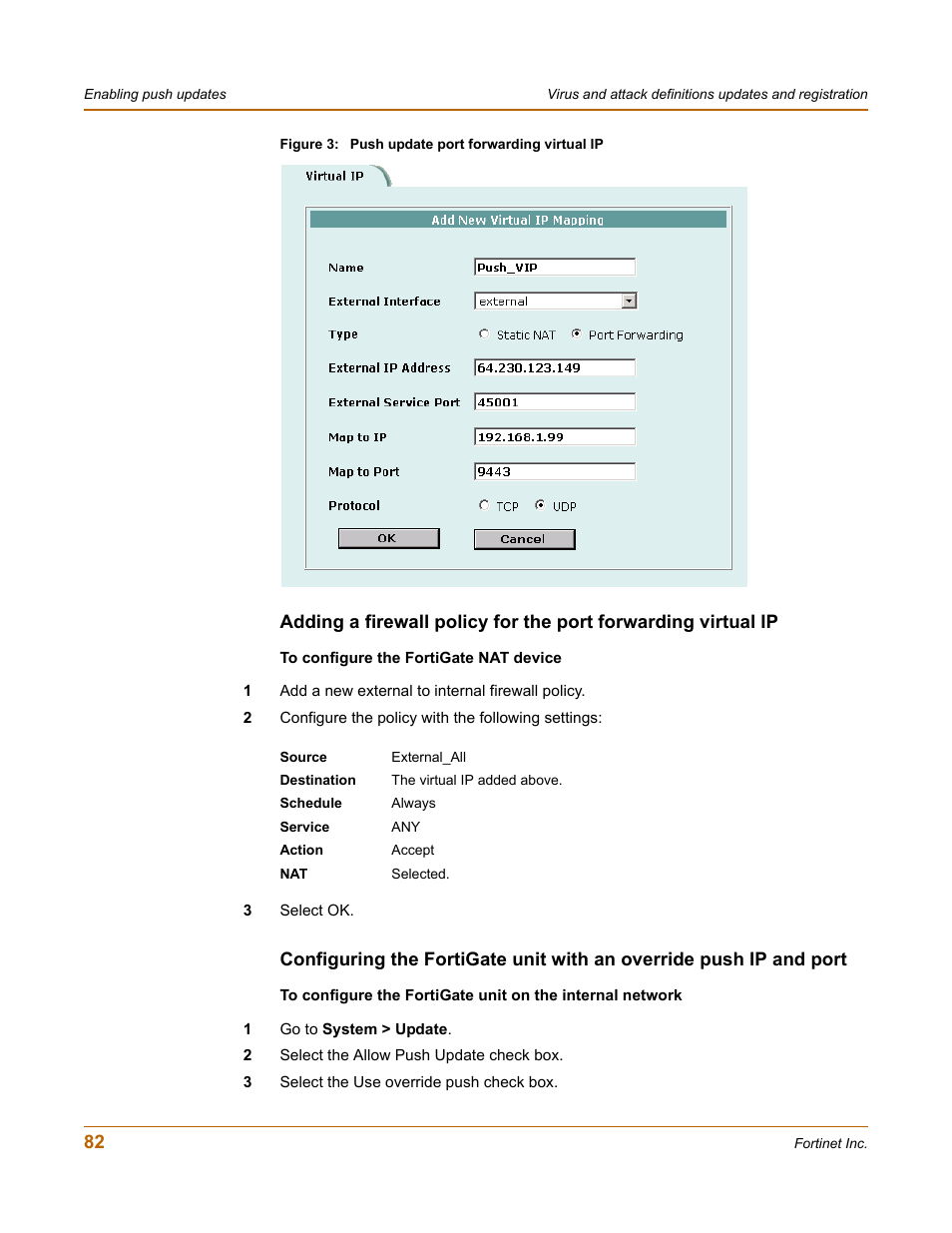 Fortinet FortiGate 50A User Manual | Page 82 / 272