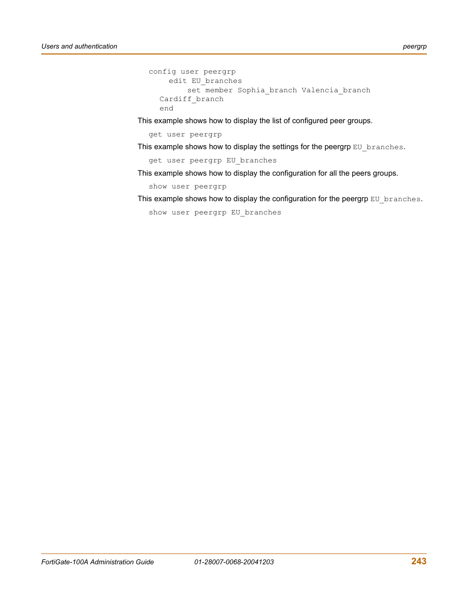 Fortinet 100A User Manual | Page 243 / 374