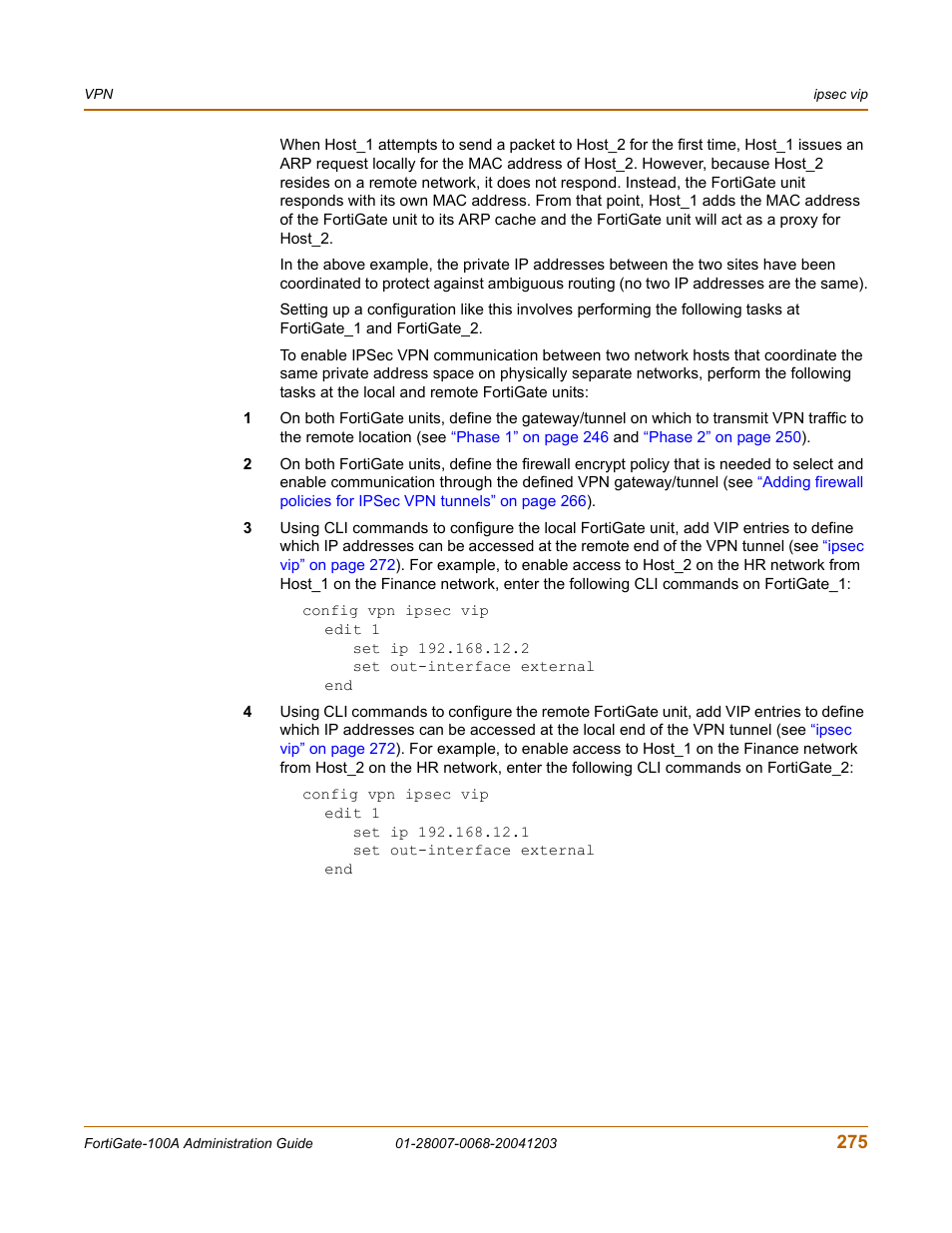 Fortinet 100A User Manual | Page 275 / 374