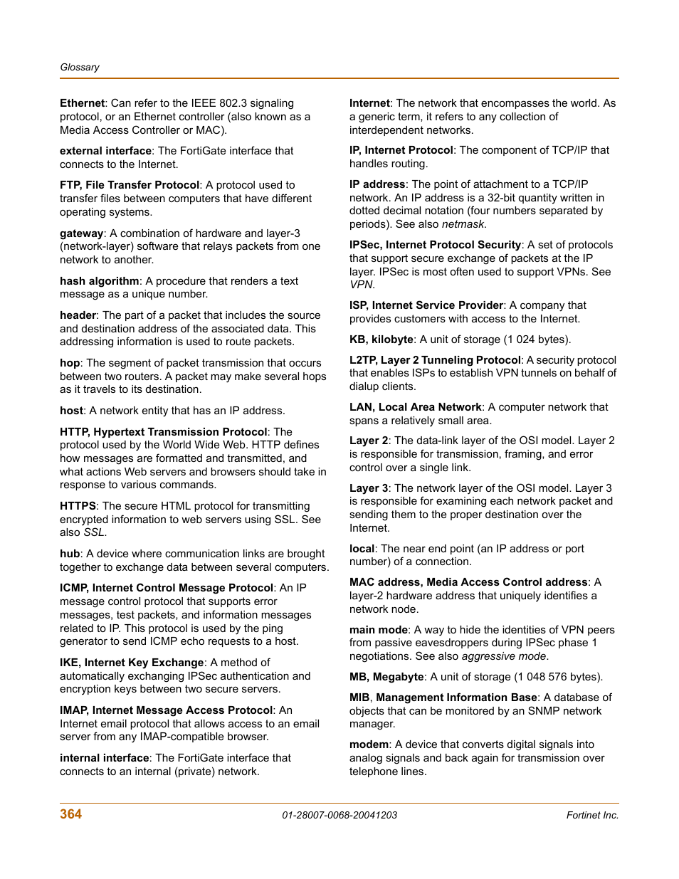 Fortinet 100A User Manual | Page 364 / 374