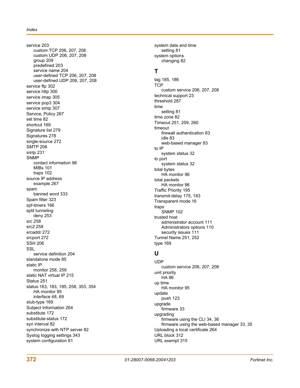 Fortinet 100A User Manual | Page 372 / 374