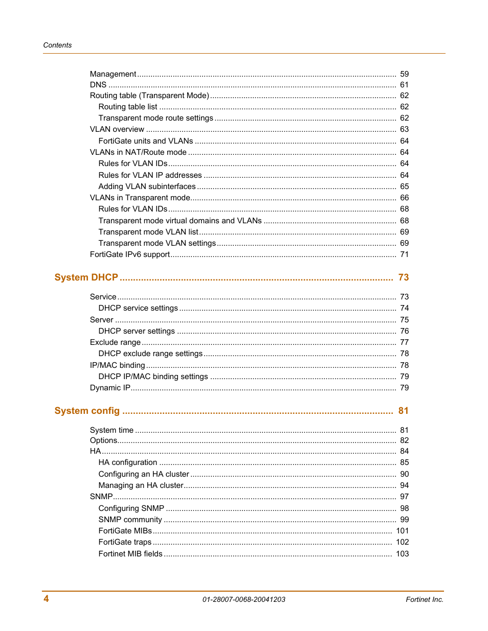 Fortinet 100A User Manual | Page 4 / 374