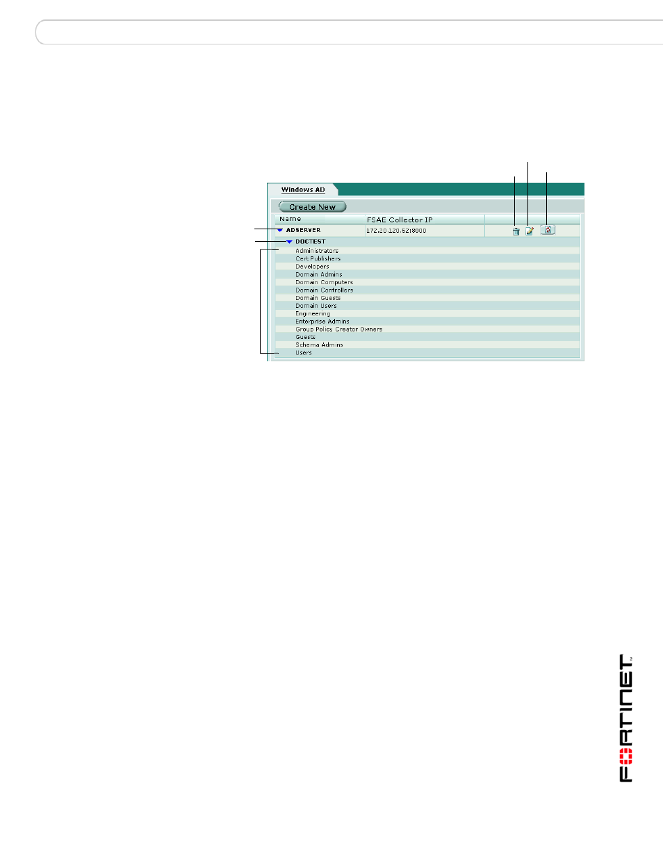 Creating user groups, To create a user group for fsae authentication | Fortinet FSAE User Manual | Page 15 / 20