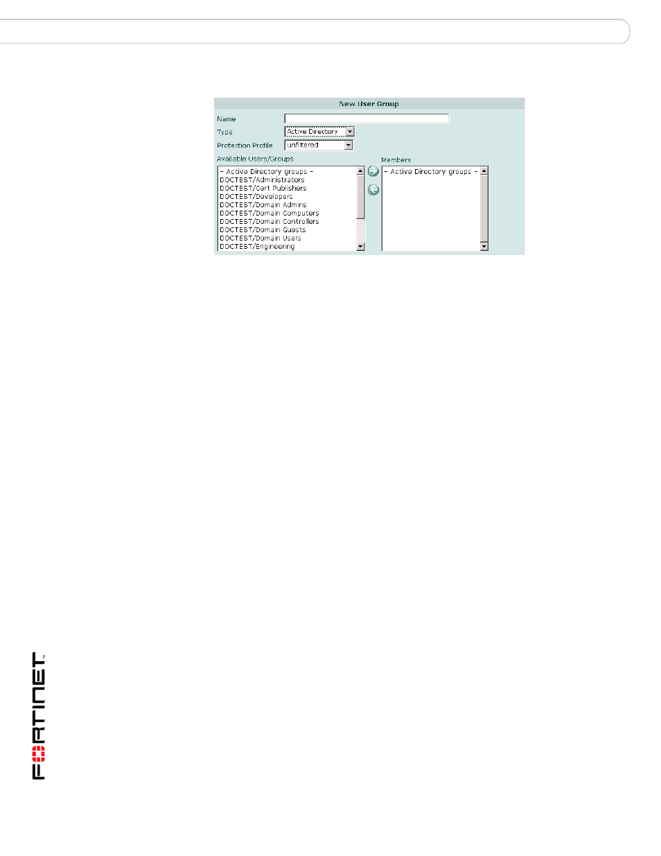 Creating firewall policies | Fortinet FSAE User Manual | Page 16 / 20