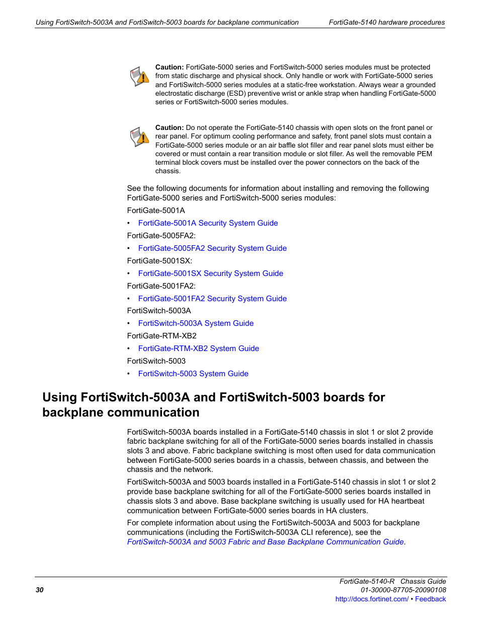 Fortinet FortiGate 5140-R User Manual | Page 30 / 32