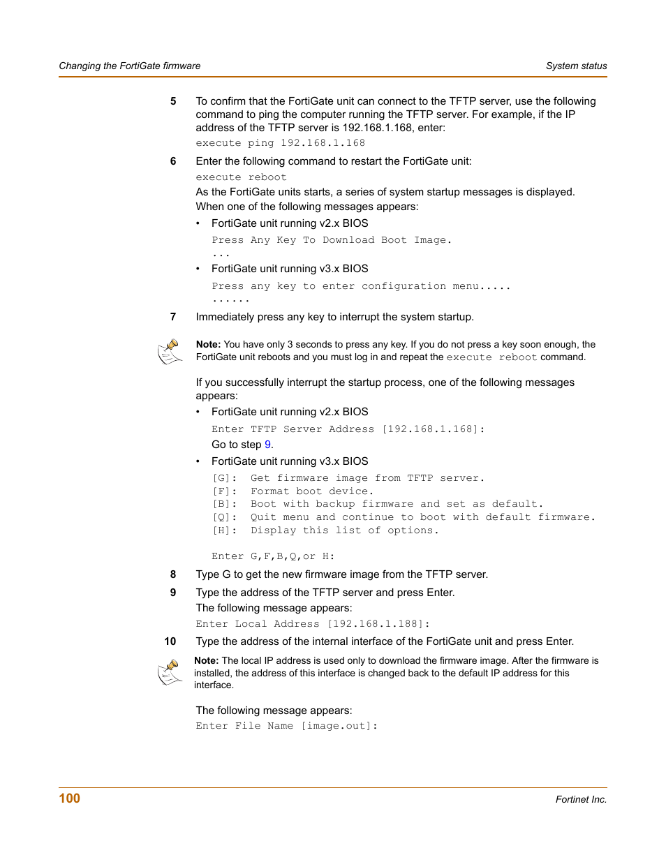 Fortinet FortiGate-800 User Manual | Page 100 / 336