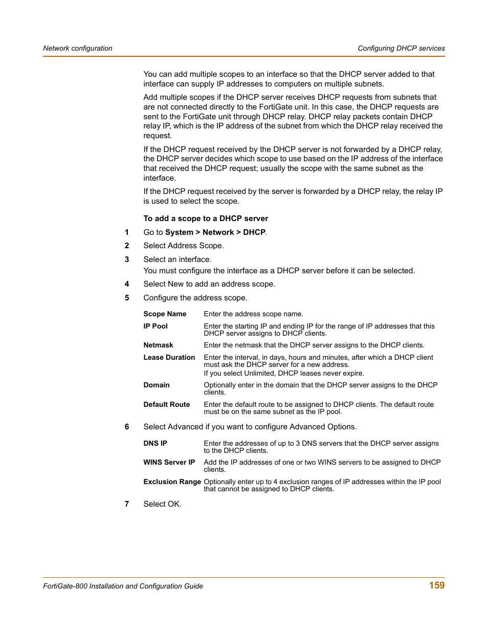 Fortinet FortiGate-800 User Manual | Page 159 / 336